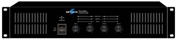 四声道纯后级广播扩声机 PA-4S120